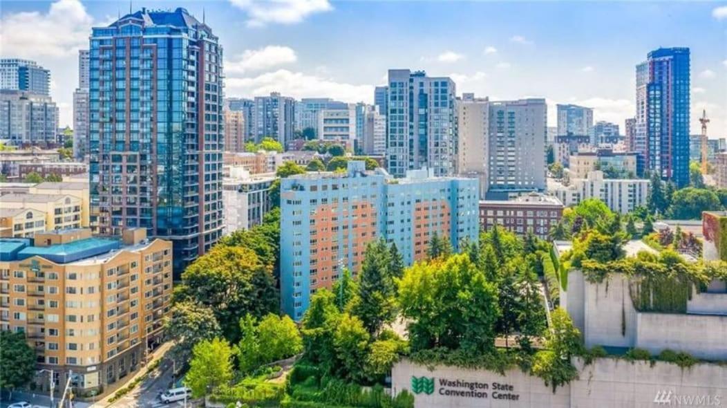 Vibrant Downtown, King Bed, Work Desk & Kitchen Seattle Exterior foto